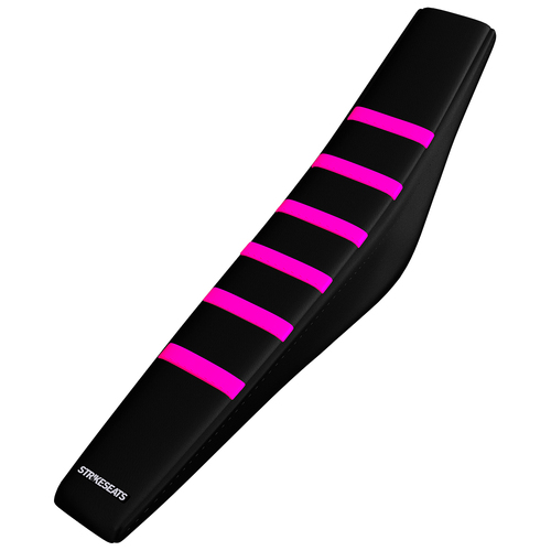 Yamaha PW50 1985 - 2025 PINK/BLACK/BLACK Gripper Ribbed Seat Cover